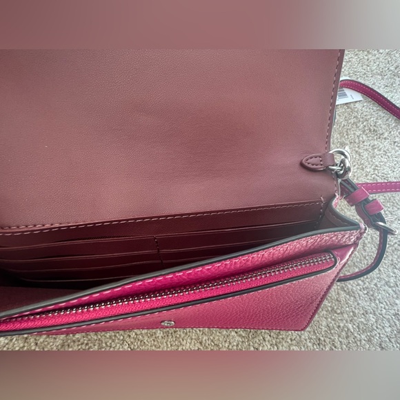Coach Crossbody Style #CM851 Pink with rivets RVTS FOVER CLT XBDY New - Picture 11 of 12